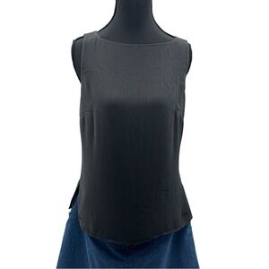 Ann Taylor Black Sleeveless Top